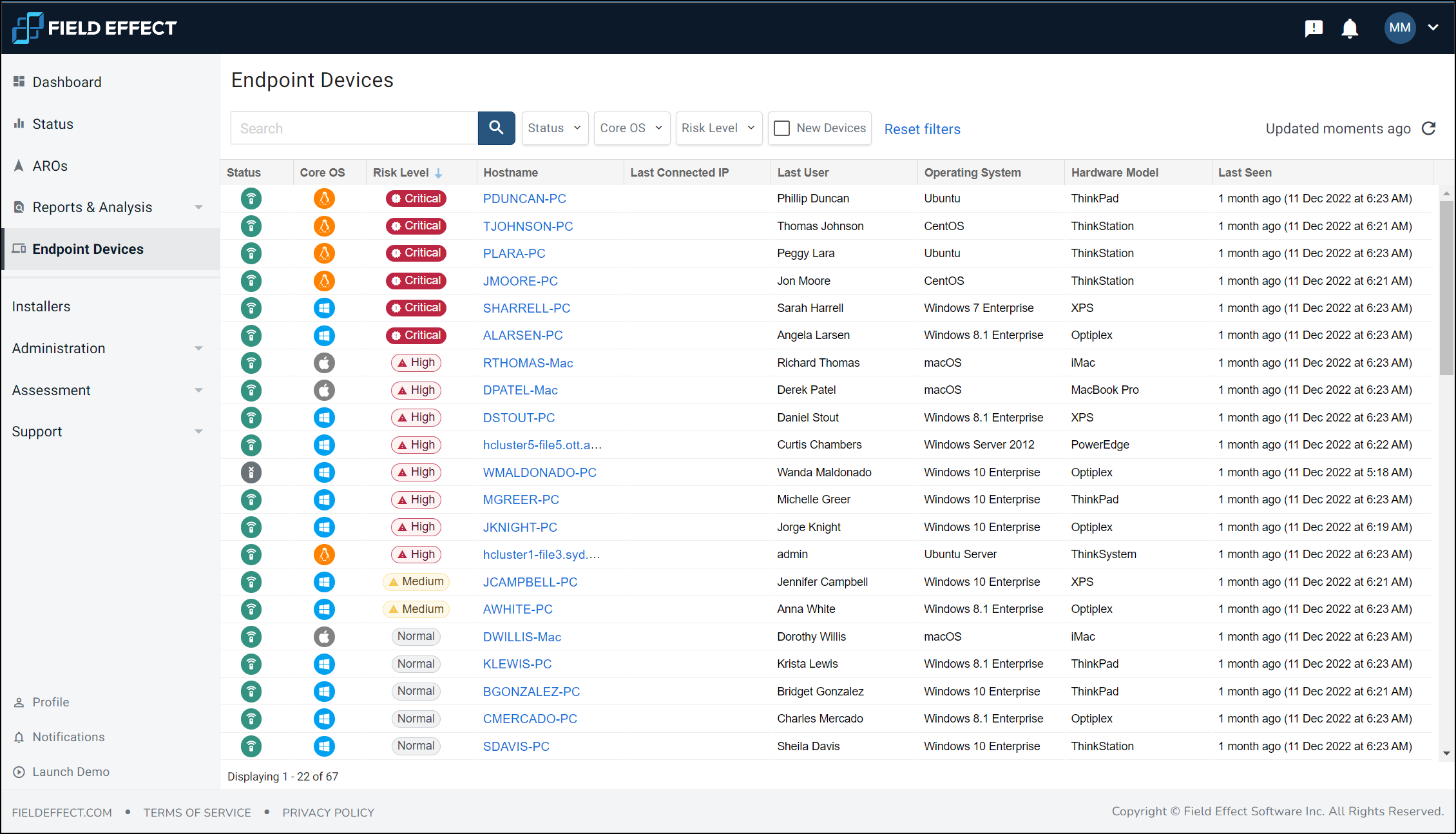 screenshot of Field Effect